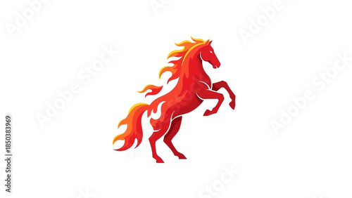 Red Horse Running Free