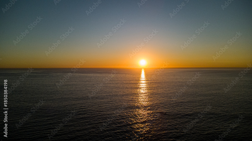 Fototapeta premium Aerial view from Camps Bay in Cape Town, South Africa