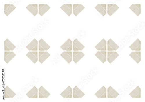 Canvas Print Set of photo corners for mounting photographs