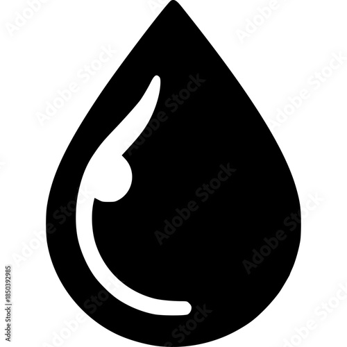 Waterdrop Icon Vector