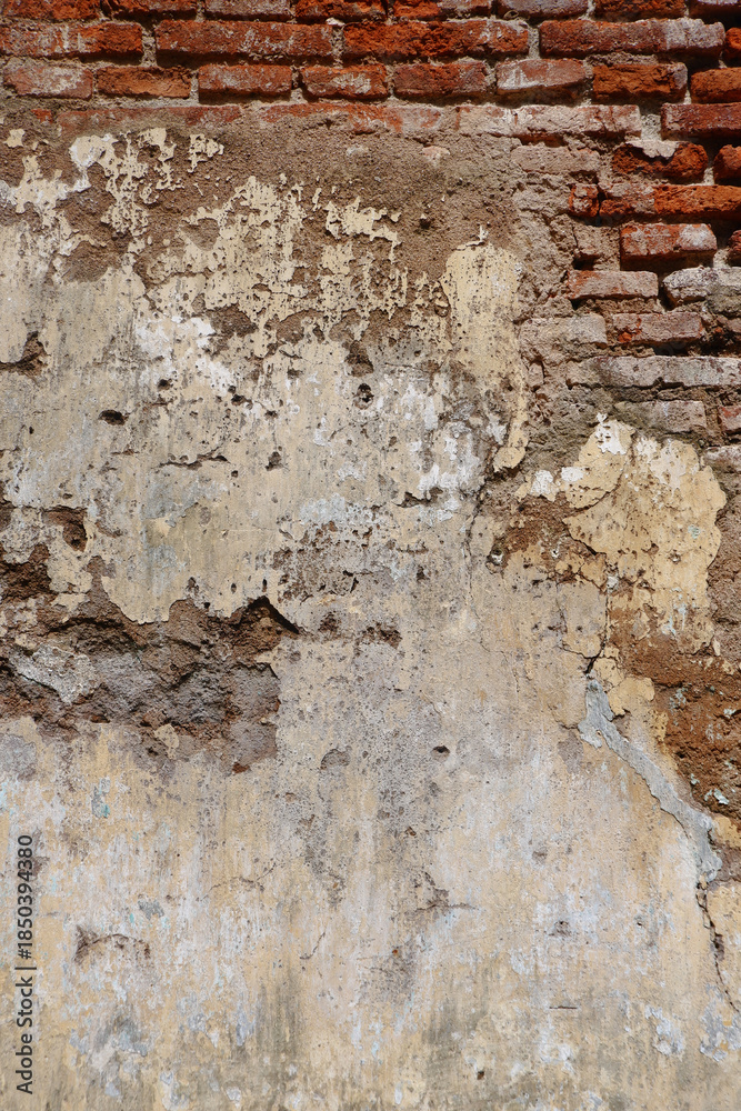 Fototapeta premium abstract defect wall, rusty, old. vintage. the old house walls with moss. Old Concrete using as textures background. old cement construction material texture 