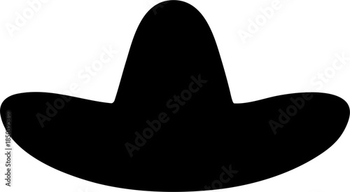 Sombrero Silhouette Mexican Hat Icon