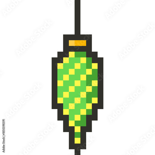 Christmas Pixel Art Icon Set with Santa Claus Snowman and Holiday Decorations