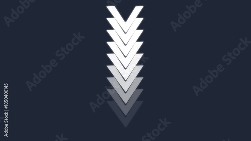 Down arrow loading bar background animation, direction arrows animation.