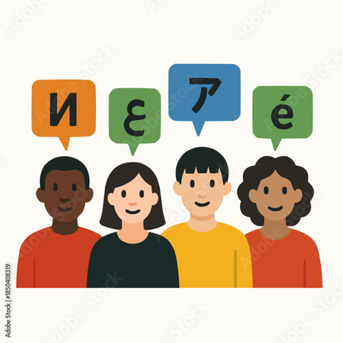 People Communicating in Multiple Languages – Global Interaction  
