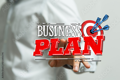 Business plan with target a...