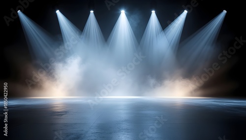 “Minimal Stage Spotlight Background”