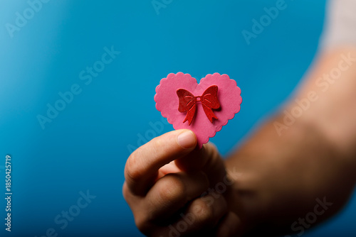 Close up of a hand holding ...