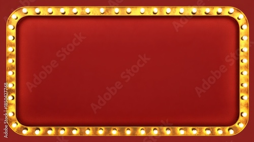 Wallpaper Mural Bright Light Frame with Red Background for Event or Marketing Use Torontodigital.ca