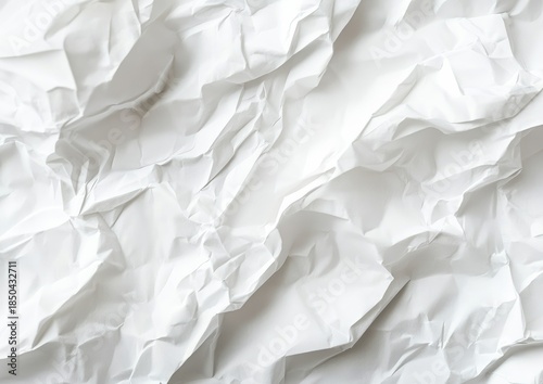 crumpled white paper