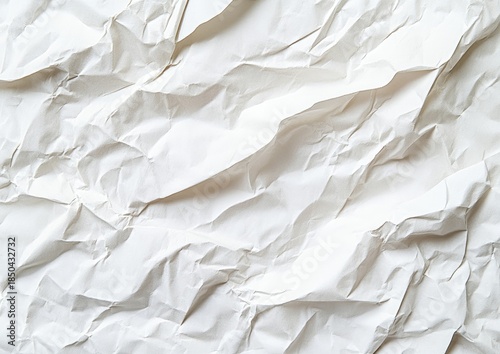 crumpled white paper