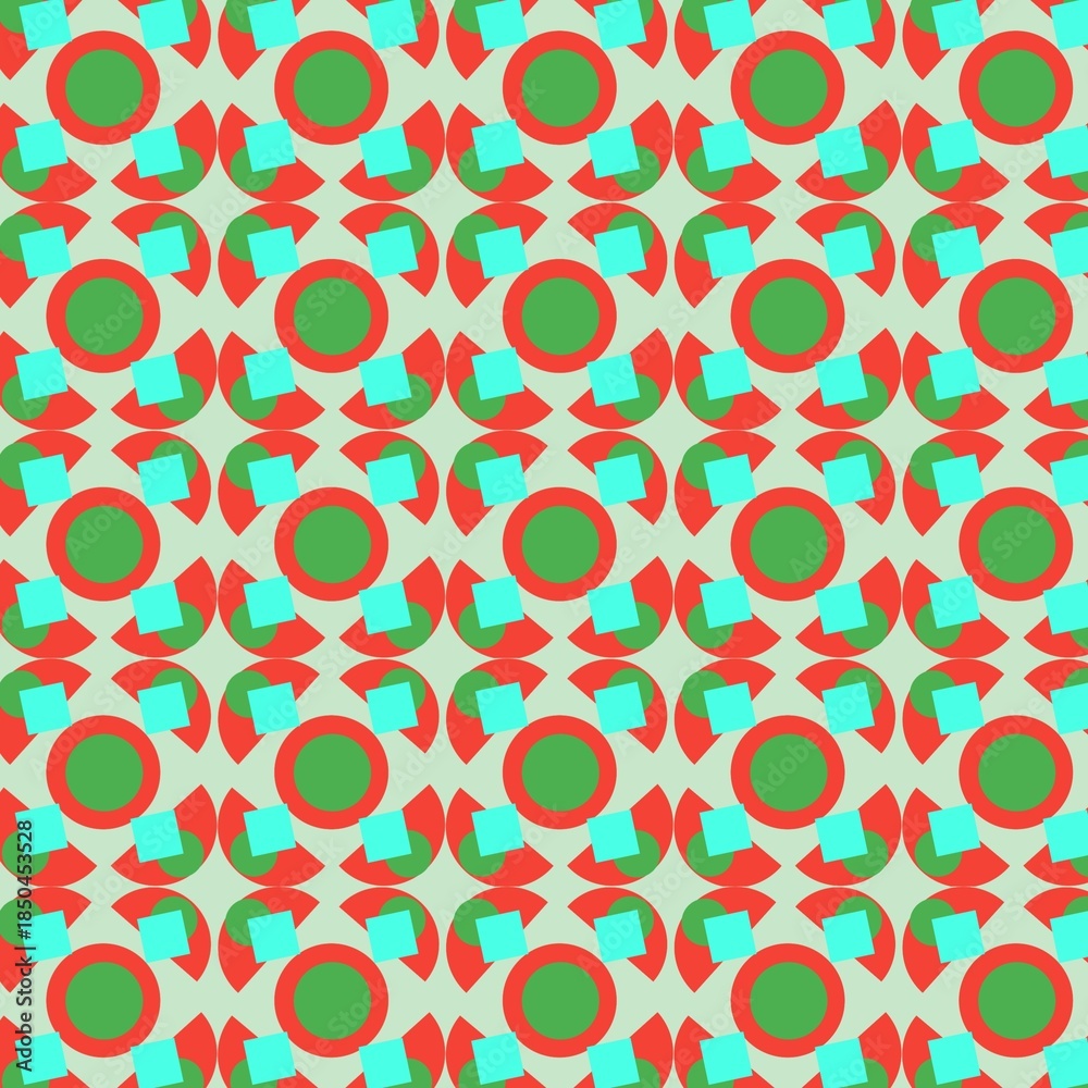 Fototapeta premium Seamless pattern with circles