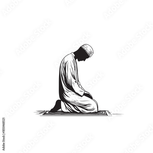 Moslem Salah Prayer
