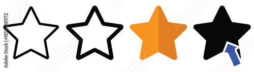 Solid single star icon in modern filled style, symbolizing featured product, highlight, or review