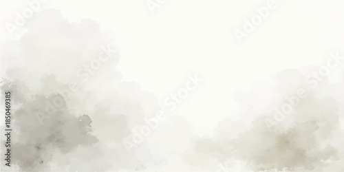 Beautiful fluffy white cumulus clouds and abstract smoke textures drift across a bright blue summer sky cloudscape creating a vintage nature background filled with heavenly sunlight and air