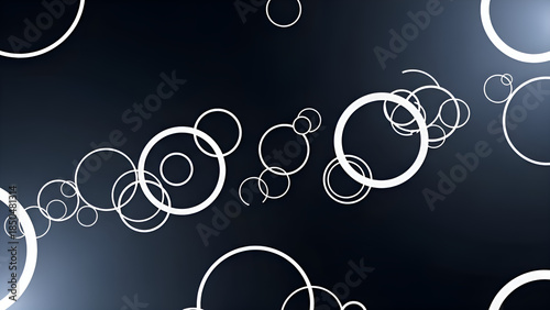 Abstract geometric pattern of white 9