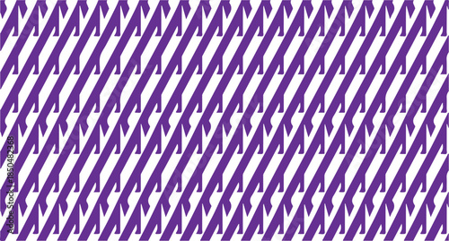 Purple and white diagonal striped pattern with alternating thick and thin lines vector