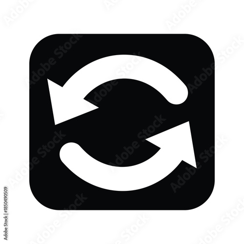Refresh icon symbolizing reload or restart