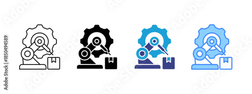 Rpa  icon set multiple style collection