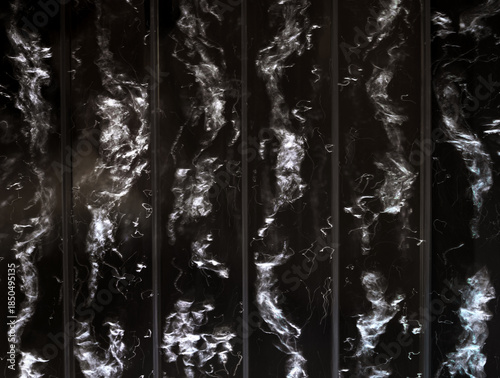 Abstract background of water walls and flowing water, slow shutter effect