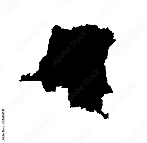 map of congo