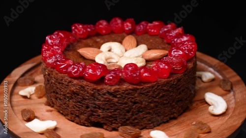 Festival Homemade Christmas plum cake