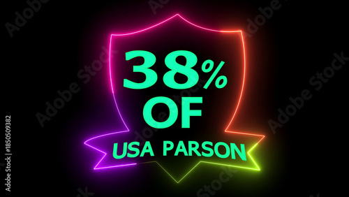 Neon shield thirty eight percent usa