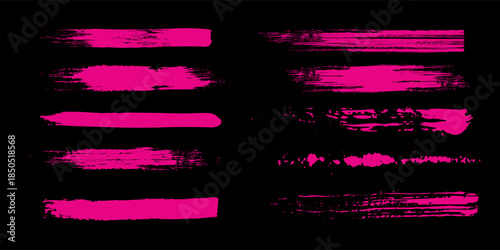 black pink brush pattern car sticker banner sporty abstract line pink black color combination grunge brush pattern modern motorsport racing design
