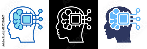 Machine Learning triplestyle icon