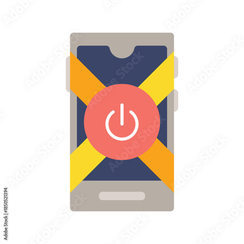 Phone Power Off Illustration
