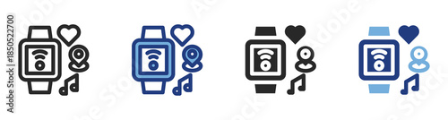 Scientific Research Icon Set With Multiple Styles Vector Illustration