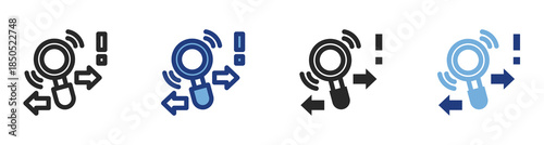 Collaboration Icon Set With Multiple Styles Vector Illustration