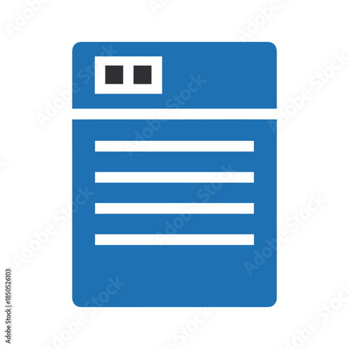 Document icon with text lines and checkbox