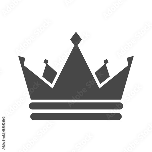 Royal crown icon symbolizing power and luxury