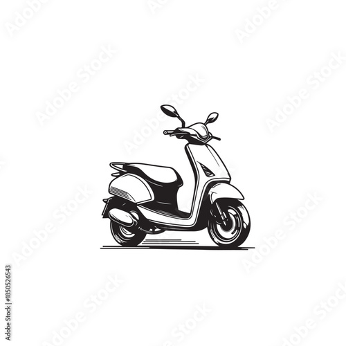 a modern automatic scooter