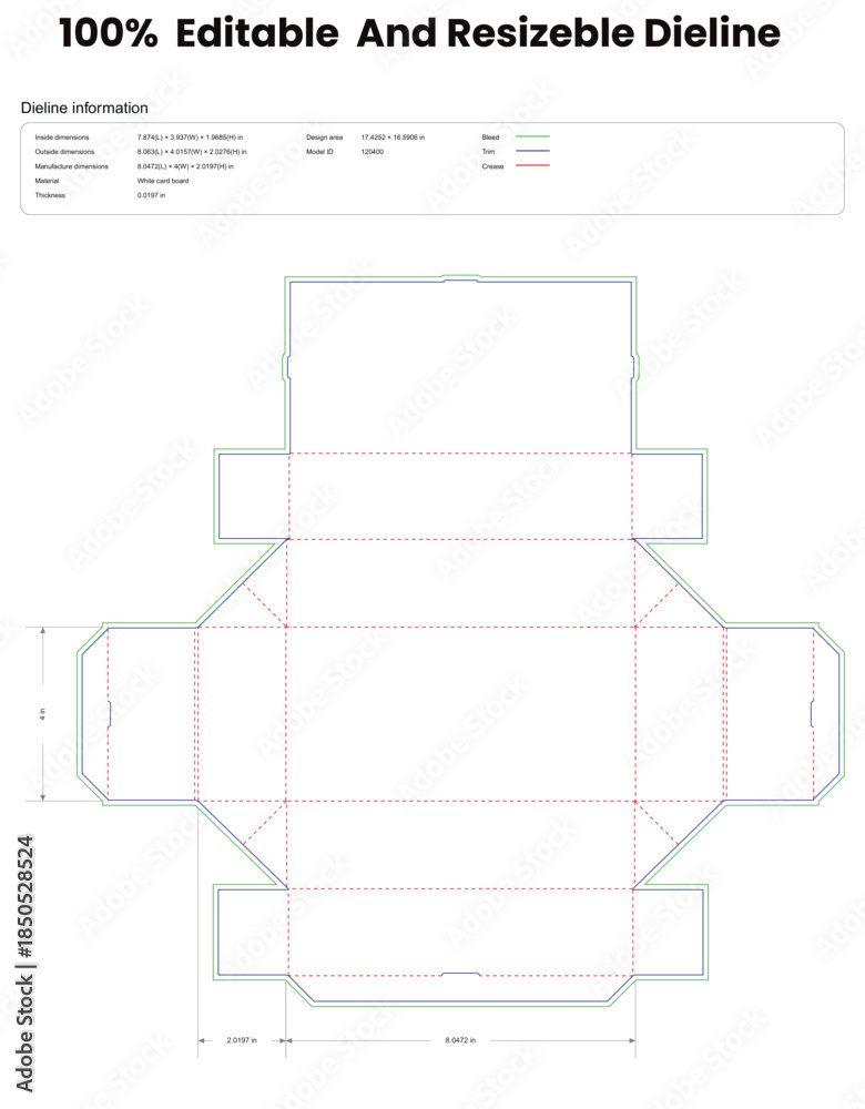 Obraz premium hot dog tray box dieline template box dieline die lines packaging custom dieline box cardboard box dieline pizza box dieline printable product packaging layout,