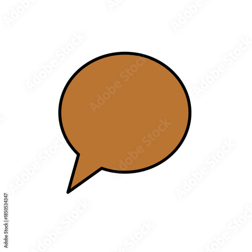 Speech bubbles with textured
