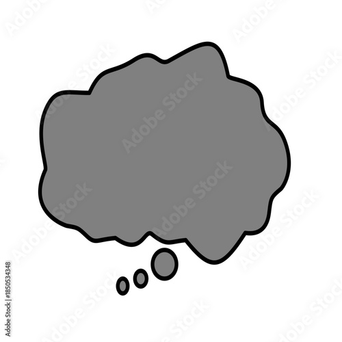 Speech bubbles with textured