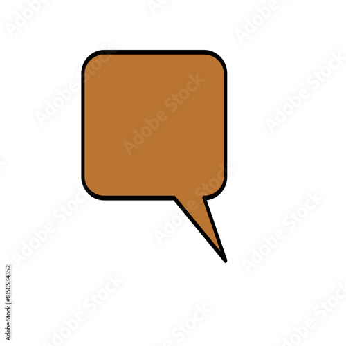 Speech bubbles with textured