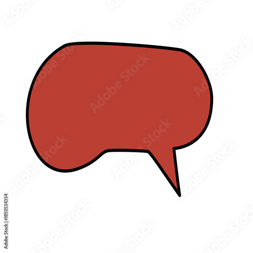 Speech bubbles with textured