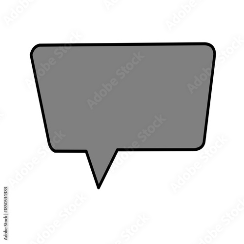 Speech bubbles with textured