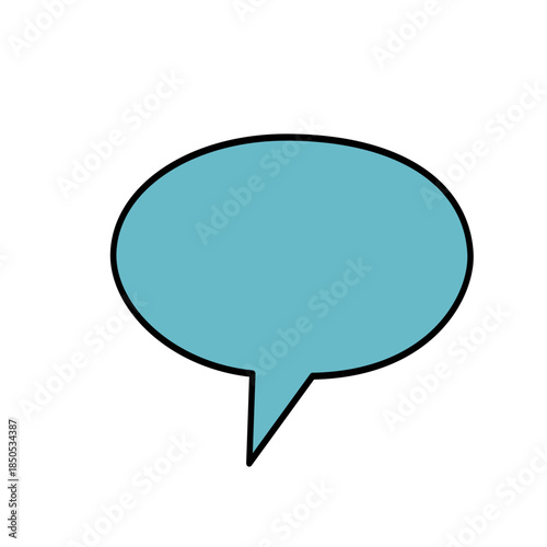 Speech bubbles with textured