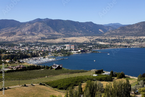 Penticton City Okanagan Lake British Columbia