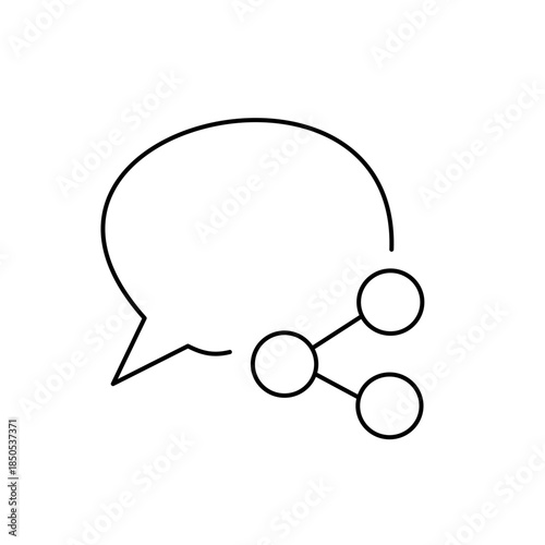 Speech balloon, chat icon