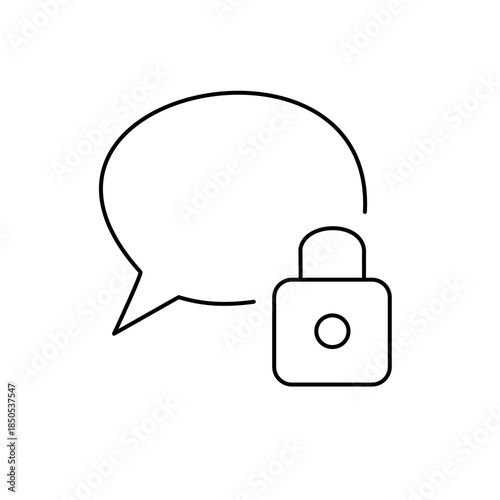 Speech balloon, chat icon