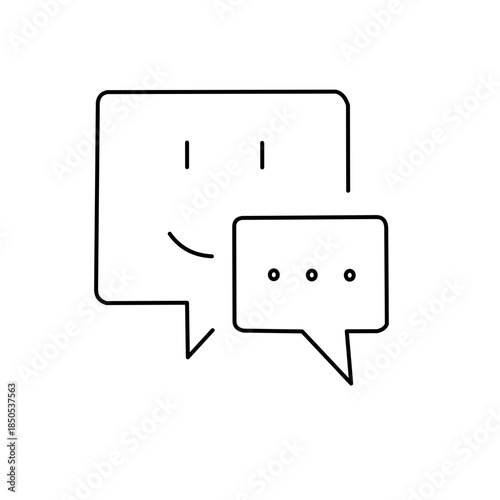 Speech balloon, chat icon