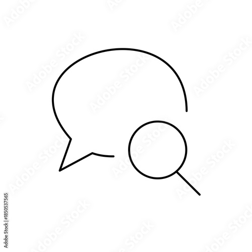 Speech balloon, chat icon