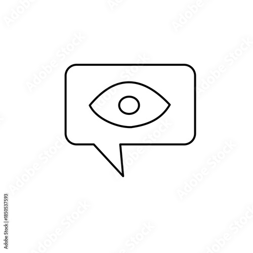 Speech balloon, chat icon