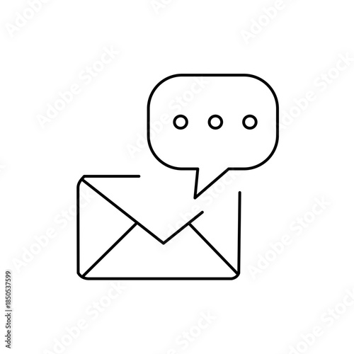 Speech balloon, chat icon