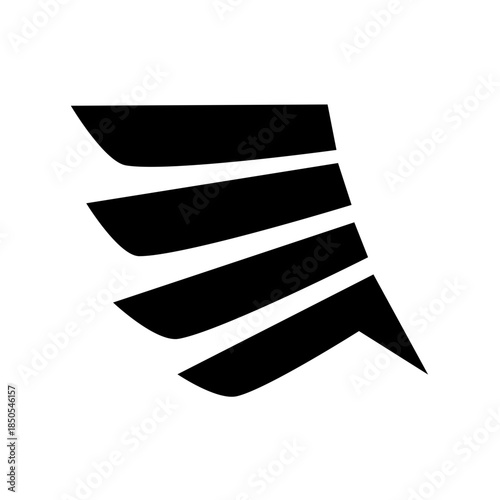 Vector wings. Wings icon set